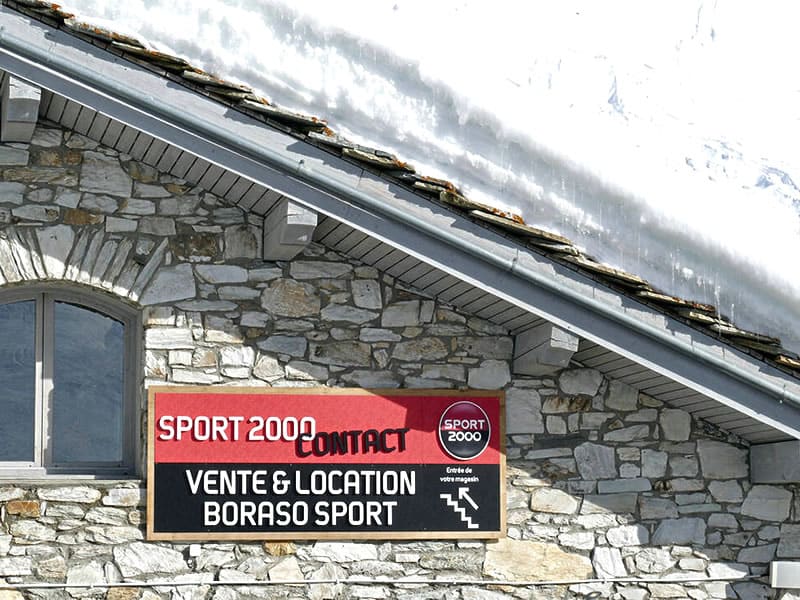 Magasin de location de ski Boraso Sport Les Tufs à Route Des Etroits - La Daille, Val d Isere