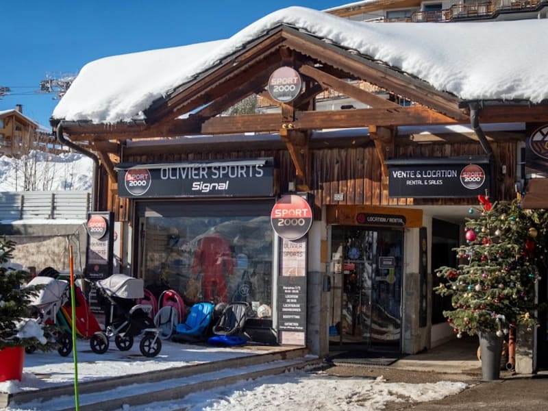 Magasin de location de ski Olivier Sports à Route du Signal (centre station), Alpe d’Huez