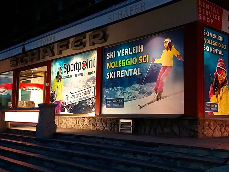 Magasin de location de ski Rent and Go Sexten - Moos à Sankt-Josef-Straße 15 – Via San Giuseppe, 15, Sexten