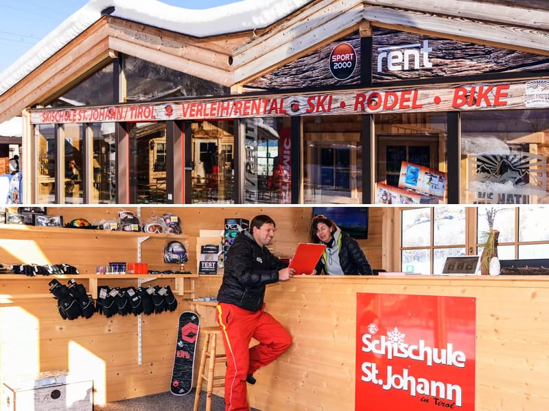 Magasin de location de ski Montes Ski & Bike Sport à Speckbacherstrasse 75, St. Johann i. Tirol