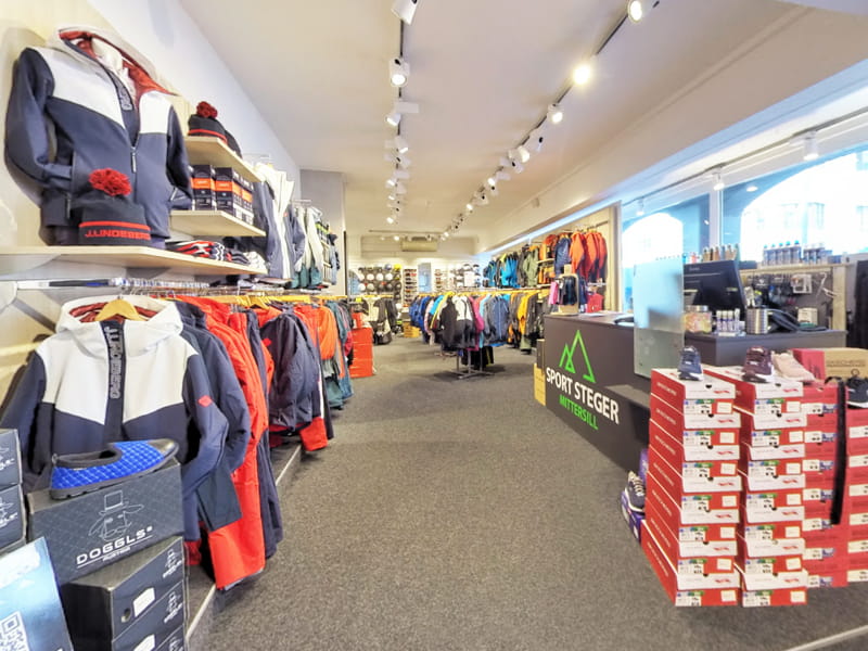 Magasin de location de ski Sport Steger Mittersill à Stadtplatz 6, Mittersill