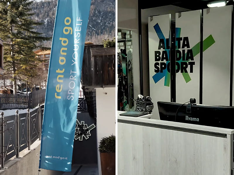 Magasin de location de ski Alta Badia Sport - Shop & Rental à Streda Colz 56, Alta Badia-La Villa/Stern