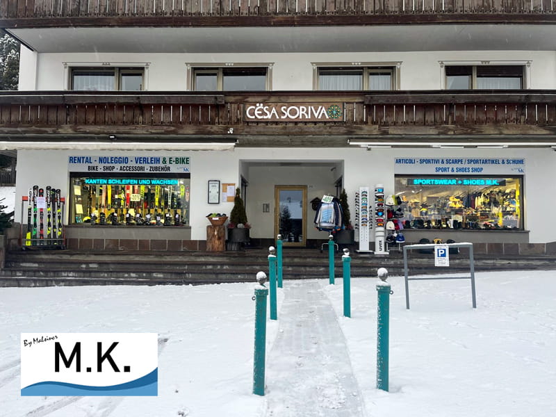 Magasin de location de ski M.K. Rent Soriva à Streda Dursan, 91, St. Christina - Grödental