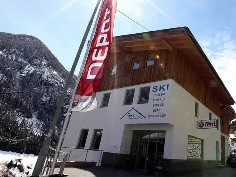 Magasin de location de ski Tom's Sporthütte à Tschatscha 664, Kappl