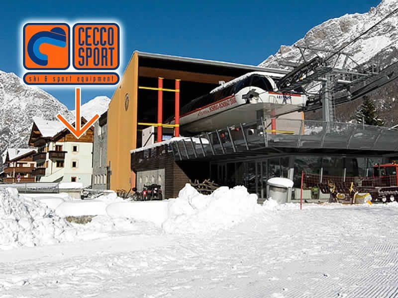 Magasin de location de ski Cecco Sport à Via Battaglion Morbegno, 26, Bormio
