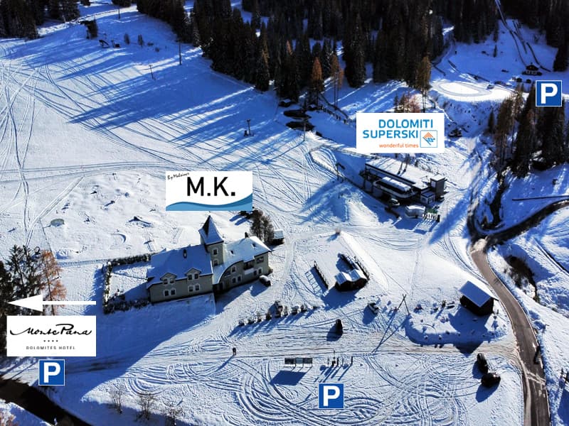 Magasin de location de ski M.K. Rent Monte Pana à Via Pana, 45, St. Christina - Grödental