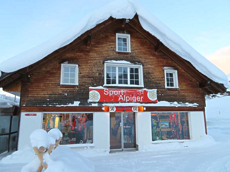 Magasin de location de ski Sport Alpiger à Vordere Schwendistrasse 16 - Talstation Sesselbahn Thur, Wildhaus